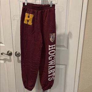 H&M Hogwarts Maroon Kids Sweatpants